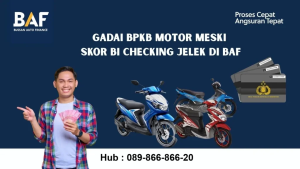 Gadai BPKB motor take over tanpa BI Checking