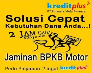Gadai BPKB motor , take over , kredit plus